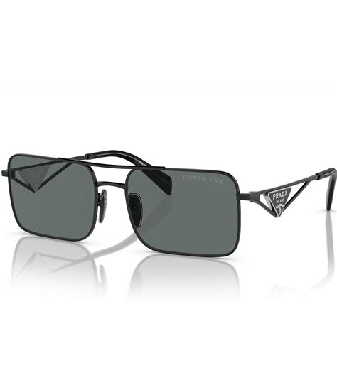 prada 56mm polarized rectangle sunglasses|Prada 56mm Polarized Rectangular Sunglasses .